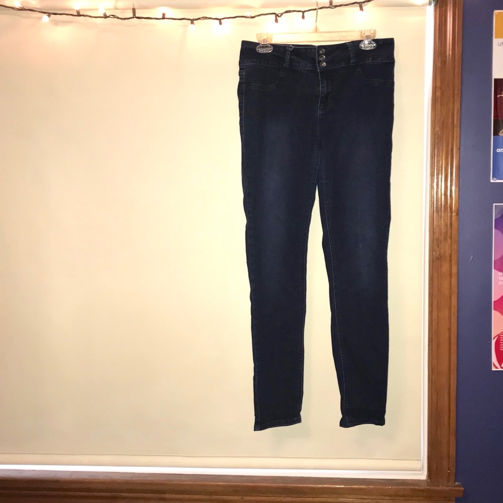 Blackheart Super Skinny Jeans - Dark Blue